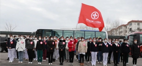 春暖花開(kāi)，英雄歸來(lái)！葫蘆島市第二人民醫(yī)院支援綏中醫(yī)療隊(duì)凱旋而歸~